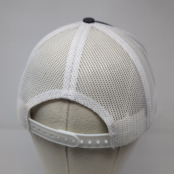 Builders First Source Snapback Trucker Hat Gray OS Adjustable Ivory Headwear - Picture 6 of 10